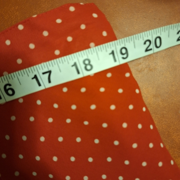 Jaclyn Smith Red Polka Dot Skirt 1X - Picture 7 of 8